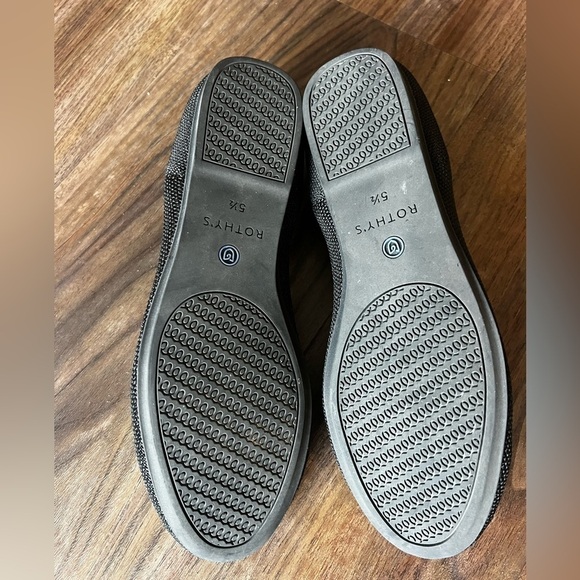 Rothy's The Flat Round Toe Shoe in Black - Picture 3 of 10